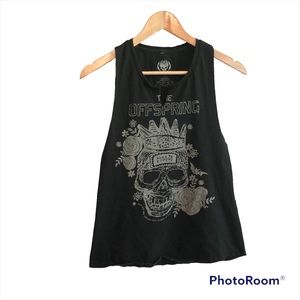 The Offspring Band Tee Muscle Shirt Black Size Small